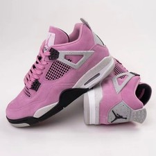 Jordan 4 "Orchid" Men's And Women's Retro Mid Top Basketball Shoes.