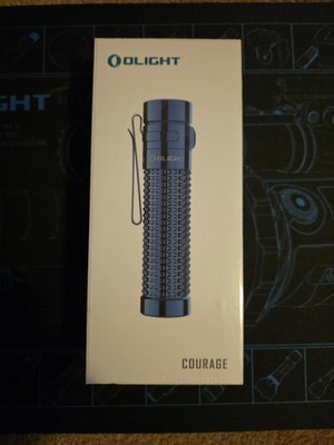 Olight Limited Edition (Courage) S2R Baton II Blue Titanium, Serialized, BNIB