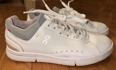 On Cloud TheRoger Advantage Tennis Sneaker White/Rosehip Size 9.5/41 EU/7.5 UK