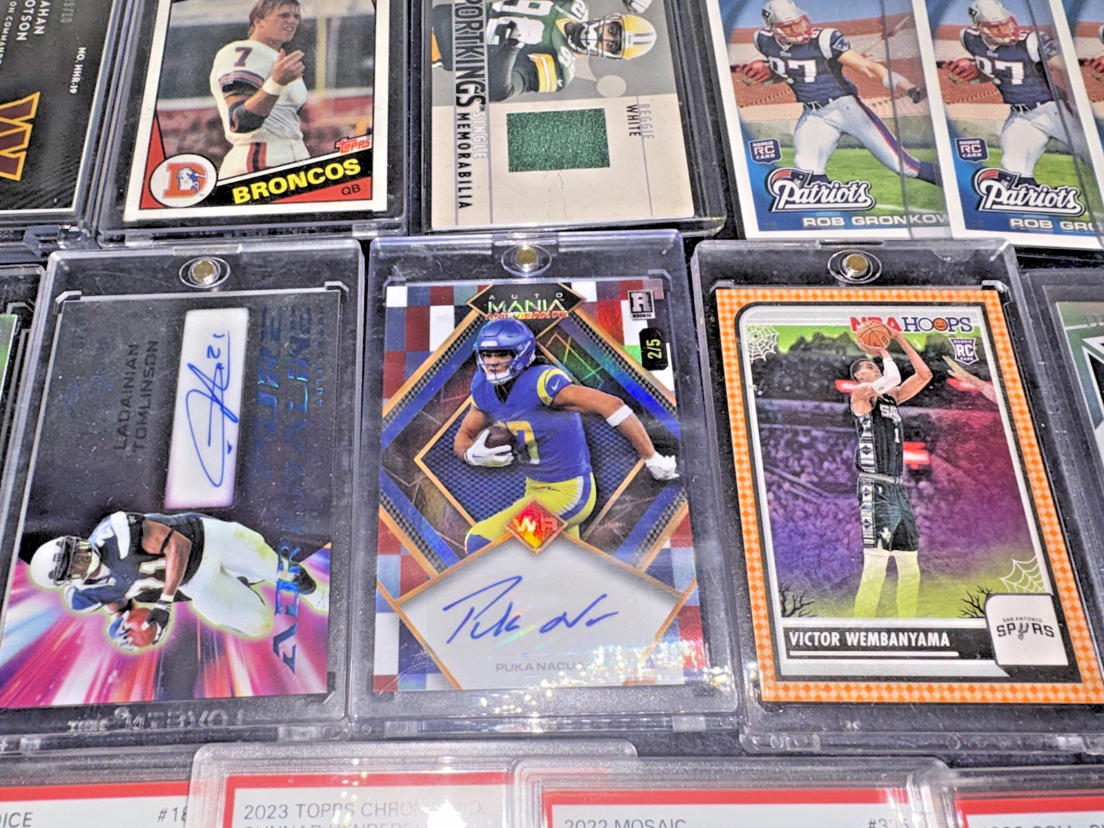 HUGE HIGH END SPORTS CARD DANIELS, HURTS, NACUA AUTOS PSA GU COLLECTION LOT READ view 11