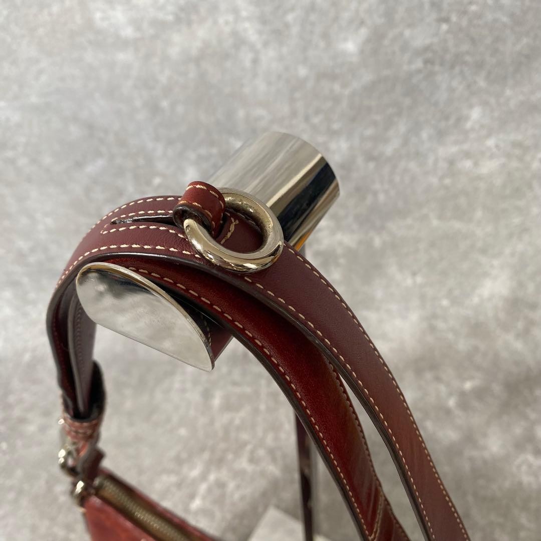 Coach Python Embossed One Shoulder Bag Jackie Red… - image 18