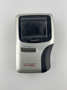 Tested-Casio TV-1900 Portable LCD Color Television Handheld Vintage TV Receiver