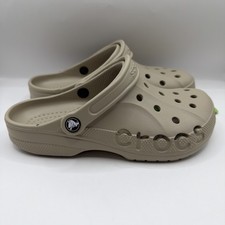 Crocs Adult Baya Clogs Cobblestone Beige Women s US Size 9 New With Tags