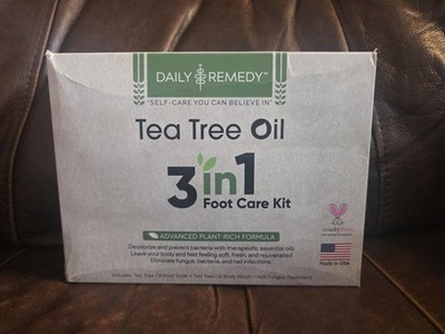 Daily Remedy Tea Tree Oil Foot Soak + Foot Care SET *READ MORE*!