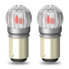 2PC BAY15D 1157 7507 Red LED Bulbs Turn Signal Tail Brake Reverse Light Lamp 12V