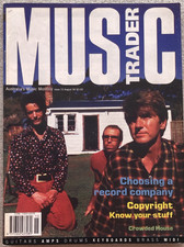 Music Trader Issue 15 August '96 Crowded House Pick Ups Vintage Sax AUS MAGAZINE
