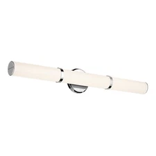 Kichler Rosh 1 Light Linear Bath Large, Chrome/White - 55189CHLED