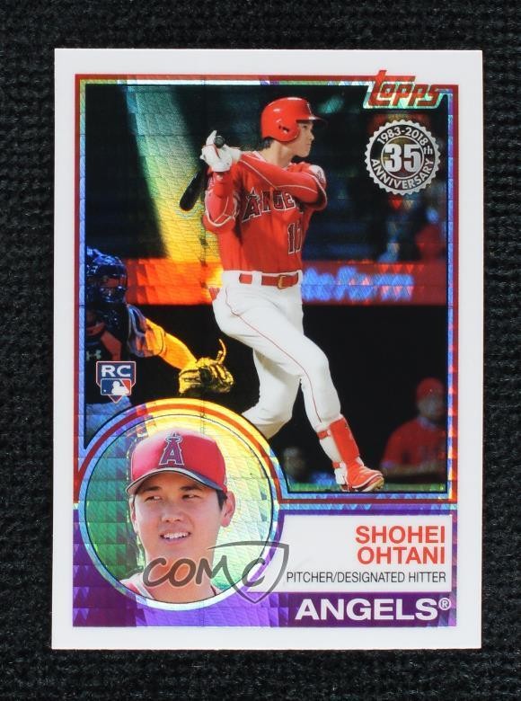 2018 Topps Silver Pack 1983 Design Chrome Shohei Ohtani #145 Rookie RC i6e