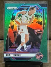 2024 Panini Prizm WNBA #133 Green Prizm Kristy Wallace Indiana Fever