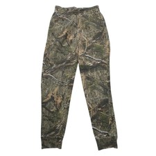 Carhartt Pants Kids Youth 10-12 Green Camo Fleece Sweatpants Mossy Oak Hunting