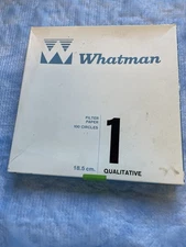Whatman 1 Qualitative Circles Filter Paper 18.5 cm Diameter 100 Circles