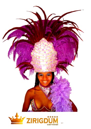 Samba headdress, burlesque headpiece 
