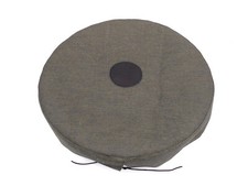 M72 K750 Dnepr Ural spare wheel cover canvas khaki green with black circle (EU)
