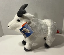 Wild Republic Mountain Goat Realistic Plush Stuffed Animal 12”