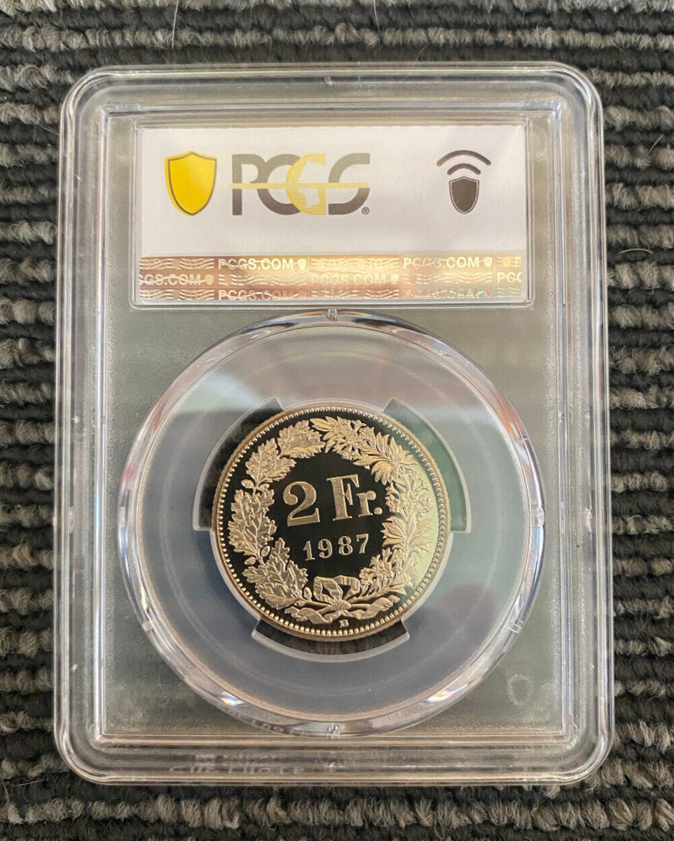 Switzerland 2 Fr 1987 B PCGS PR69DCAM | eBay