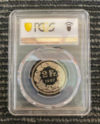 Switzerland 2 Fr 1987 B PCGS PR69DCAM | eBay