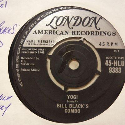 Bill Black's Combo(7'' Vinyl 1st Issue)Ole Buttermilk Sky / Yogi-UK-Ex/Ex-