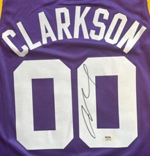 Jordan Clarkson Signed Autographed Utah Jazz Nike Jersey PSA/DNA COA