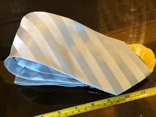 Alexandre Savile Row White Grey Gray Silk Tie and Hank RRP £55