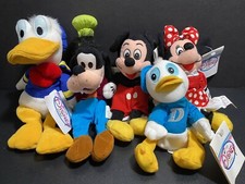 WALT DISNEY WORLD / STORE MINI BEAN BAG PLUSH - LOT OF 5 With Tags