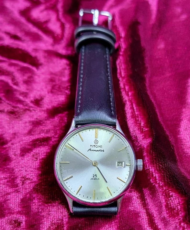 Reloj Pulsera Vintage Original TITONI Airmaster 25 Joyas Coleccionable Original. Foto 2 de 4