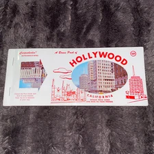 NEW Vintage Curteichcolor HOLLYWOOD Postcard book