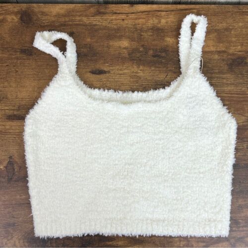 Skims Plus Size 2X/3X Women’s Cozy Knit Tank Cream/Bone Color Super Soft - Picture 2 of 7