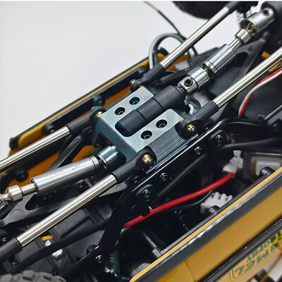 Off-Road Car Metal Gearbox Base for FMS FCX24M 1/24 RC Crawler Car Upgrade ParuL