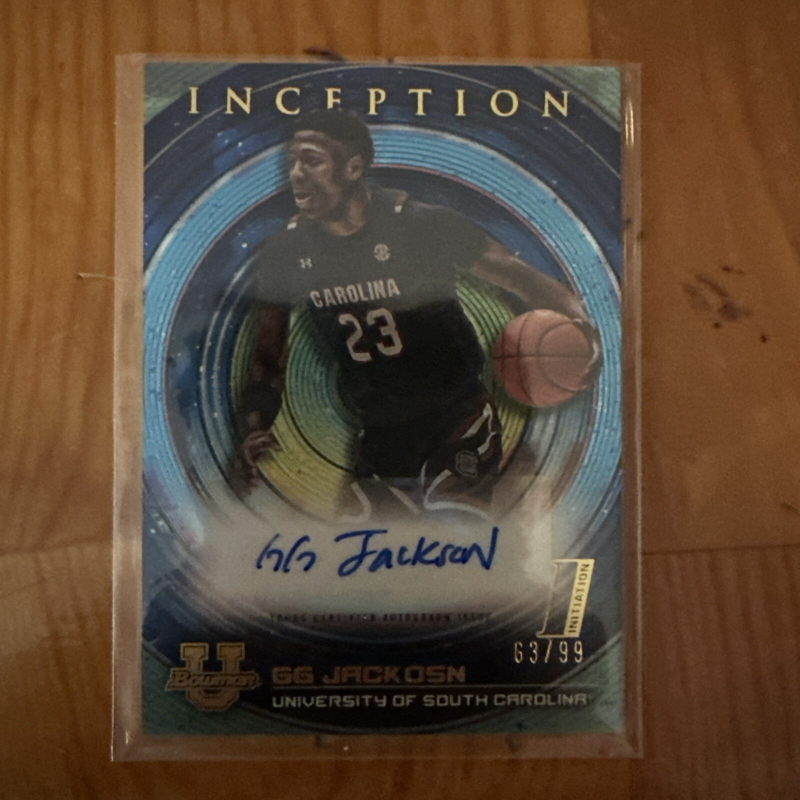 GG Jackson Blue Auto /99 Memphis Grizzlies 2022-23 Inception Bowman U