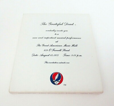 Grateful Dead One From The Vault Great American Music Hall 8/13/75 SF 1975 2 CD