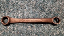 Vtg VLCHEK 1618, 12-Point Double Offset Box End Wrench, 9/16" X 1/2", USA Made!