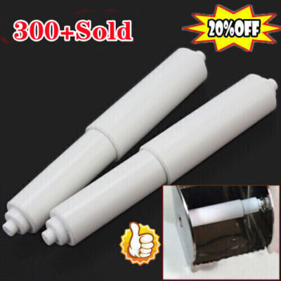 QUALITY TOILET ROLL HOLDER ROLLER White Replacement Standard-Size Spindle D G5P2