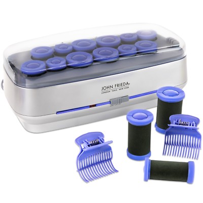 John Frieda JFHS9 Body & Shine Smooth Waves; Multi-Sized Jumbo Hot Hair Rollers