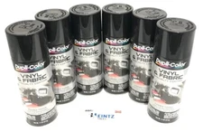 Duplicolor HVP104(6PACK) Vinyl & Fabric Spray High Performance Gloss Black 11oz.