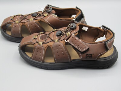 Avalanche Outdoor Sport Casual Brown Leather Sandals for Men  display picture 3