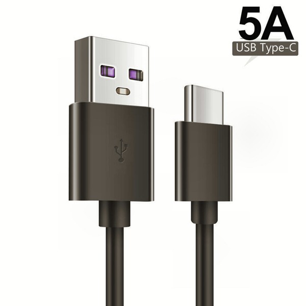 USB Type C Data Cable 5A Fast Charging USB-A to USB-C Charger lot Cord For Phone