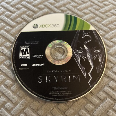 The Elder Scrolls V: Skyrim Xbox 360 Platinum Hits Disc Only | eBay