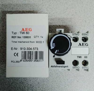 AEG TMI 60 MECHANICAL TIMER 910-304-573-00 NEW!! QUANTITY!! WOW!!