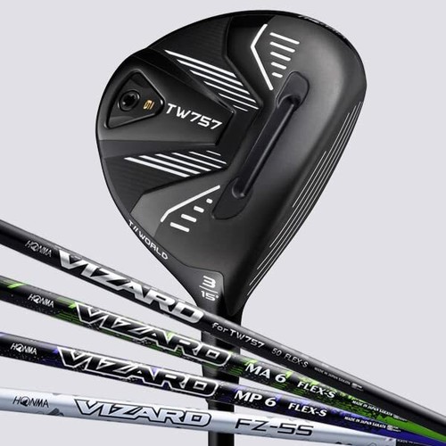 Honma Golf Fairway Wood T // WORLD TW757 FW VIZARD FOR TW757 Loft 18 5W Flex:R - Picture 2 of 7