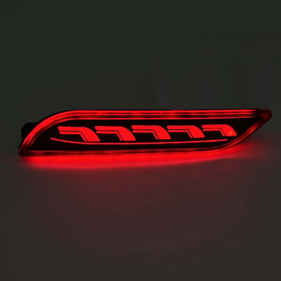 Luces de freno reflector trasero LED señal de giro para Infiniti Q50 Nissan Rogue rojo Foto 3 de 4