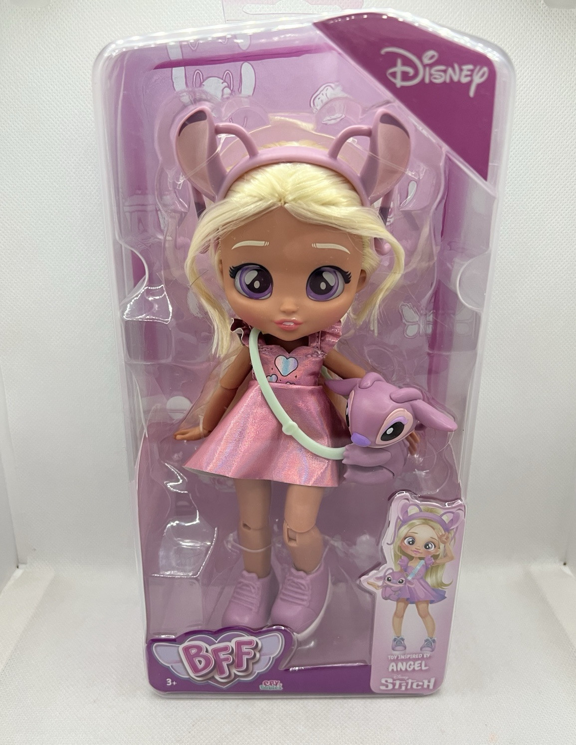 Disney Cry Babies BFF Doll Angel 20cm Moveable Figure Collectable Stitch NEW UK