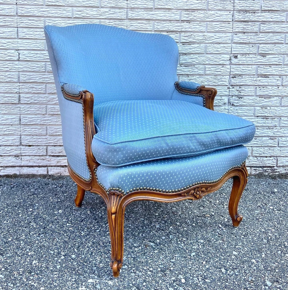 Antique Louis XV Style Bergere Chair