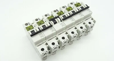 6x Sicherungsautomat AEG Elfa E81S C2 LS-Schalter 2A 1p + Hilfsschalter E80(S) - Bild 1 von 4