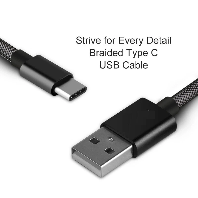 1M - 3Meter USB-A To Type C Cable PD Fast Charging Cord Data Charger For Samsung - image 2 of 4