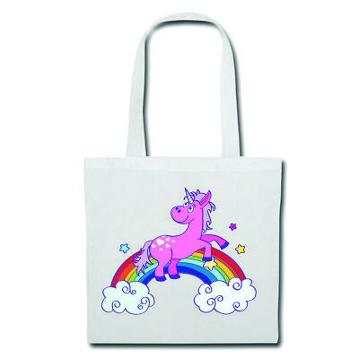 Tasche Beutel Baumwolltasche Einhorn Unicorn Fabelwesen Pferd Ziege Licorne Unic