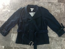 Coat Jacket Lucy & Laurel Dress Pea-coat Blazer Blue Women Large Light Spring