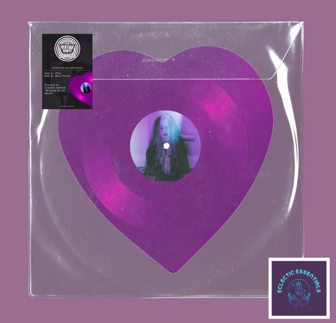 Born To Die SIDEWALKS AND SKELETONS CashForGold💜Shaped Vinyl LE
