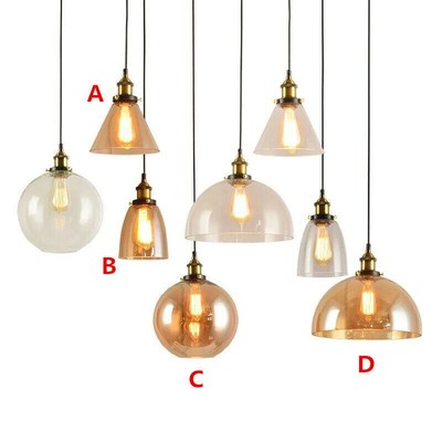 Glass Pendant Lights Modern Ceiling Lamp Bar Chandelier Lighting Kitchen Light