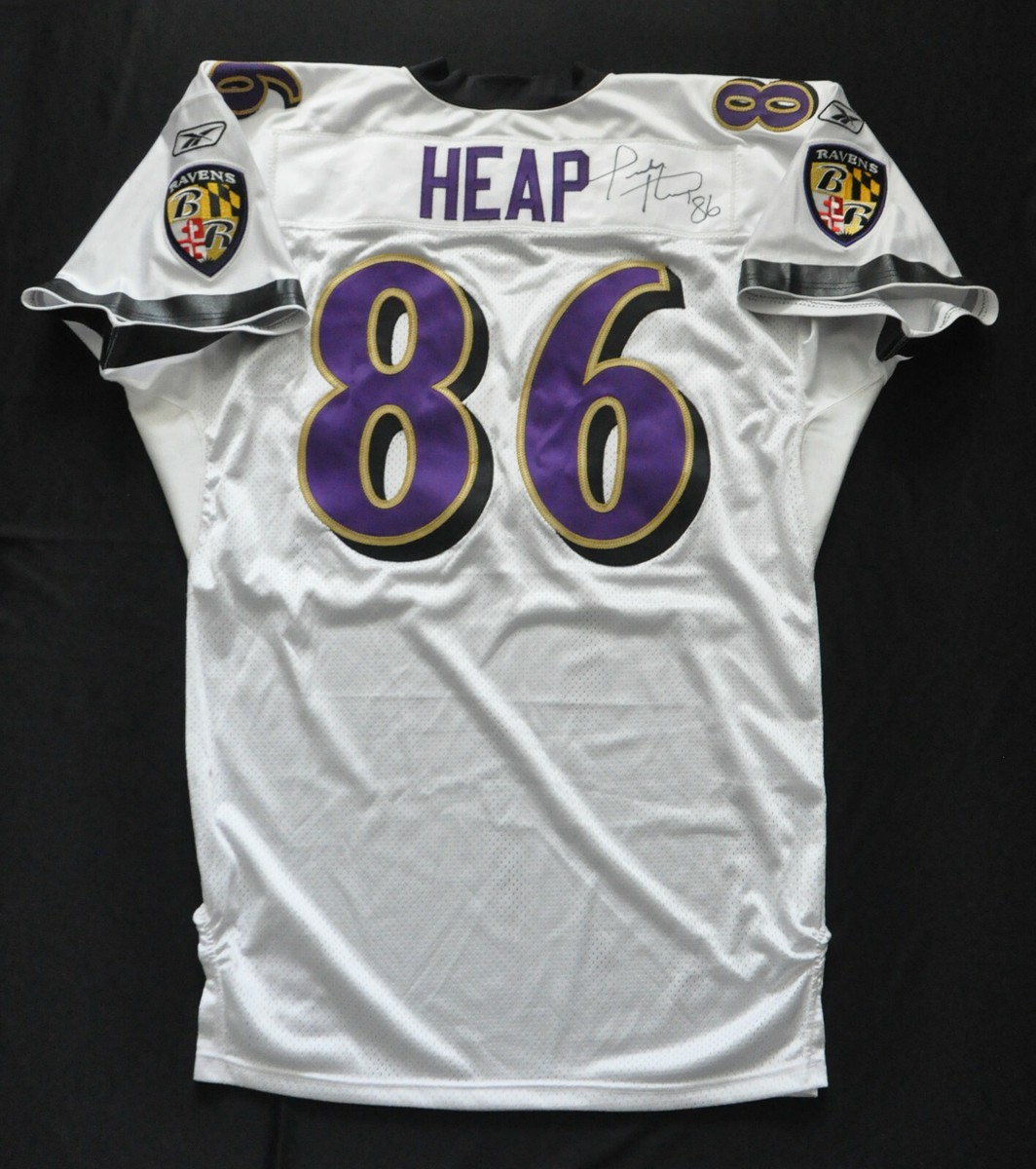 Todd Heap Baltimore Ravens Reebok Jersey 2001 Team Game Issue NFL
