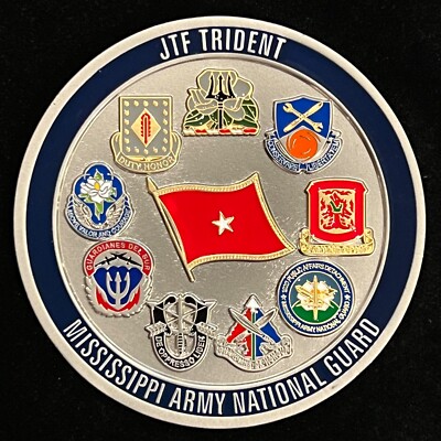 66th Troop Command Joint Task Force Trident JTF Commander Challenge Coin